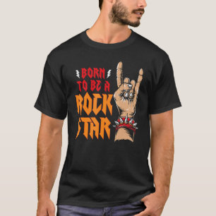 Rockstar Gf Ästhetik Geboren, ein Rockstar Girlfr  T-Shirt