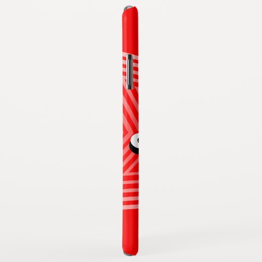 Rockstar guitar boy red custom name Case-Mate iPhone hülle (Hinten/Rechts)