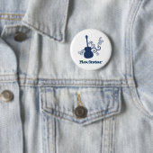 Rockstar Guitar Button, Royal Blue Button (Beispiel)