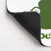 Rockstar Guitar Mousepad, grün Mousepad (Ecke)