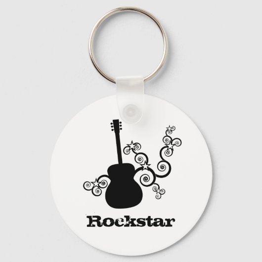 Rockstar Guitar Schlüsselanhänger (Vorderseite)