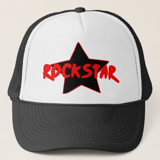 Rockstar-Hut Truckerkappe (Vorderseite)