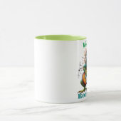 Rockstar Iguana in einem farbenfrohen Musikhochbur Tasse (Zentrum)