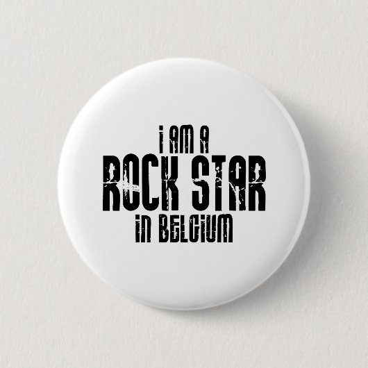 Rockstar in Belgien Button (Vorderseite)