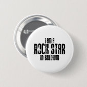 Rockstar in Belgien Button (Vorne & Hinten)