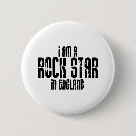 Rockstar in England Button (Vorderseite)