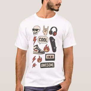 Rockstar-Jungen-Ästhetik T-Shirt