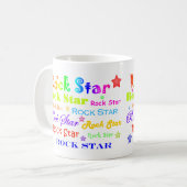 Rockstar Kaffeetasse (Vorderseite Links)