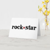 Rockstar Karte (Gelbe Blume)