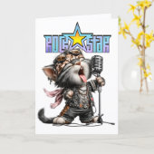 ROCKSTAR Karte (Gelbe Blume)