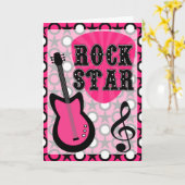 Rockstar Karte (Gelbe Blume)