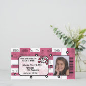 Rockstar-Karten-Einladung oder danken Ihnen zu Dankeskarte (Stehend Vorderseite)