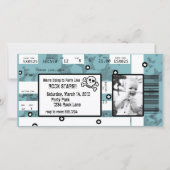 Rockstar-Karten-Einladung oder danken Ihnen zu Dankeskarte (Vorderseite)