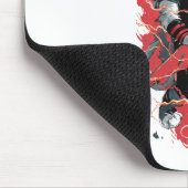 Rockstar-Katze Mousepad (Ecke)