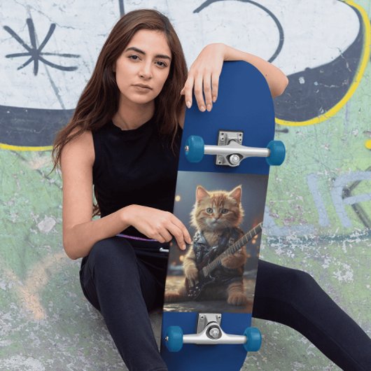 ROCKSTAR KATZSPIELGITAR SKATEBOARD DECK
