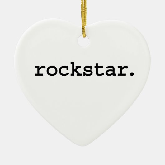 rockstar. keramik ornament (Vorne)