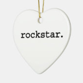 rockstar. keramik ornament (Links)