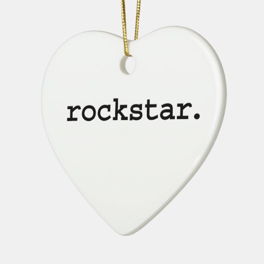 rockstar. keramik ornament (Links)