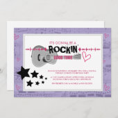 Rockstar Kindergeburtstag Party Einladungen (Vorne/Hinten)