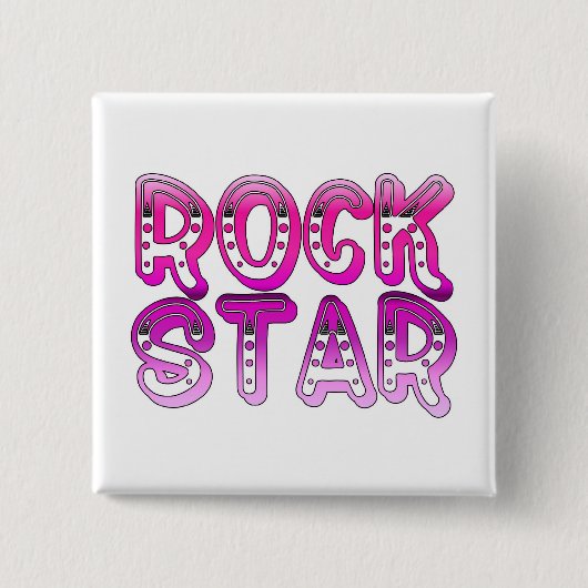 Rockstar-Knopf Button (Vorderseite)