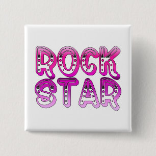 Rockstar-Knopf Button