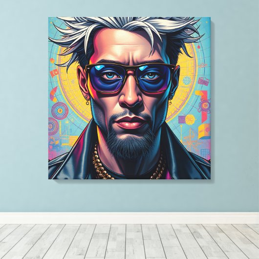 Rockstar Leinwanddruck (Insitu (Holzboden))