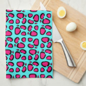 Rockstar Leopard Geschirrtuch (Viertel Falte)