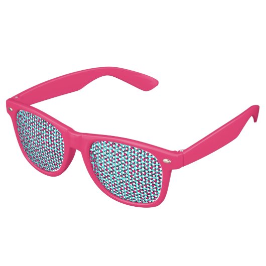 Rockstar Leopard Partybrille (Schrägansicht)