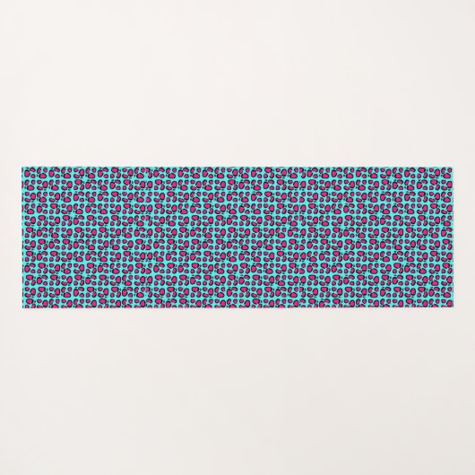 Rockstar Leopard Yogamatte (Rückseite (Horizontal))