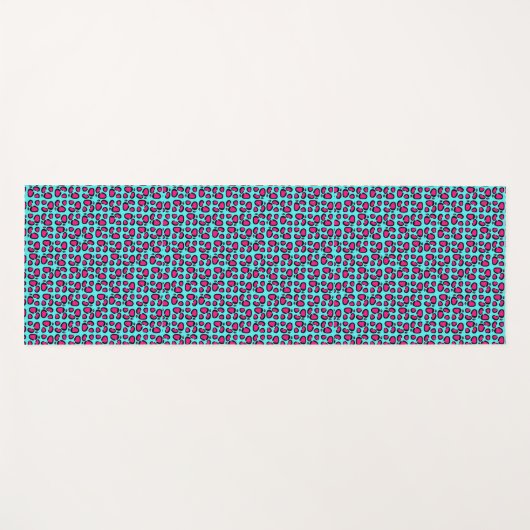 Rockstar Leopard Yogamatte (Vorderseite (Horizontal))
