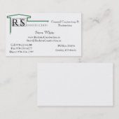 ROCKSTAR Logo, Rockstar Bau, Eric Andr… Visitenkarte (Vorne/Hinten)