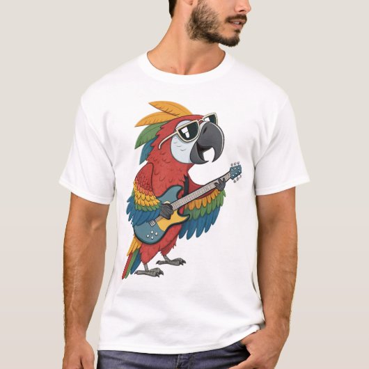 ROCKSTAR MACAW T-Shirt (Vorderseite)