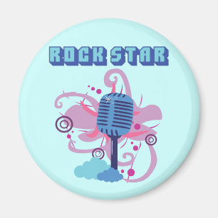 Rockstar-Mikrofon Magnet