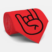 Rockstar Necktie Krawatte (Gerollt)