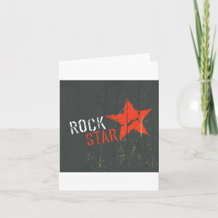 Rockstar-Notizkarten Karte