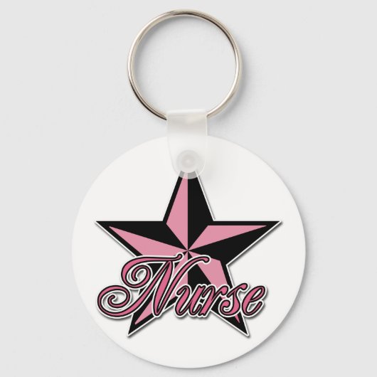 Rockstar Nurse Schlüsselanhänger (Vorderseite)