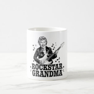 Rockstar-Oma – Lustiges und Retro-Musik-Design Kaffeetasse