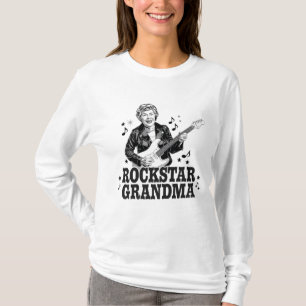 Rockstar-Oma – Lustiges und Retro-Musik-Design T-Shirt