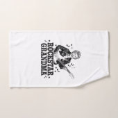 Rockstar Oma - Spaß und Retro Music Design Handtuch (Handtuch)