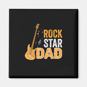 Rockstar-Papa zum Vatertag Magnet