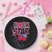 Rockstar Pappteller (Party)