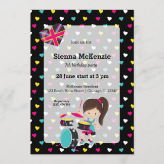 Rockstar-Party Einladung