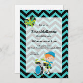 Rockstar-Party Einladung (Vorne/Hinten)