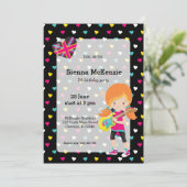 Rockstar-Party Einladung (Stehend Vorderseite)