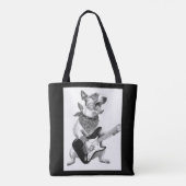 Rockstar pooch, Gitarrenheld Tasche (Rückseite)
