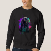 Rockstar portrait Cocker Spaniel Sweatshirt (Vorderseite)