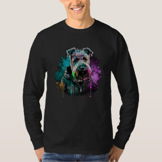 Rockstar portrait Soft coated wheaten terrier T-Shirt