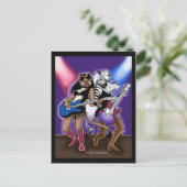 Rockstar Postcard Postkarte (Stehend Vorderseite)