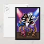 Rockstar Postcard Postkarte (Vorne/Hinten)