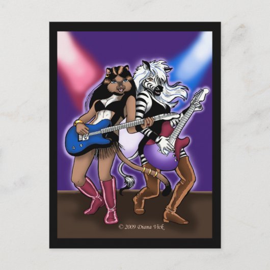Rockstar Postcard Postkarte (Vorderseite)